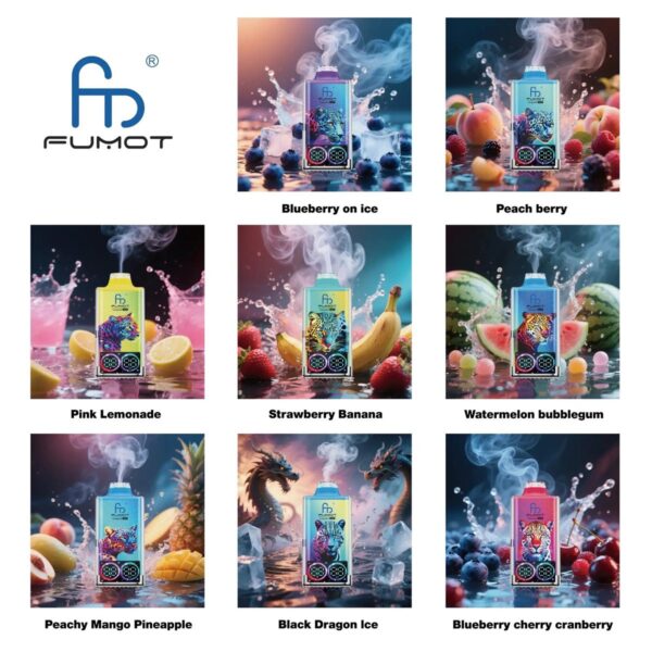 Fumot-40K Fumot Leopard 40000 – Einweg Vape mit 40.000 Zügen