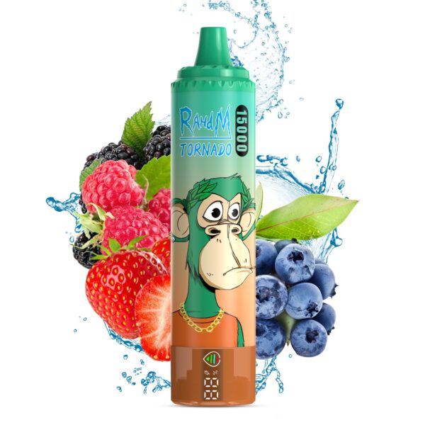 Fumot-RandM-Tornado-15000-TRIPLE-BERRY Fumot RandM Tornado 15000 – Einweg Vape mit 25ml, 850mAh & 60+ Geschmacksrichtungen